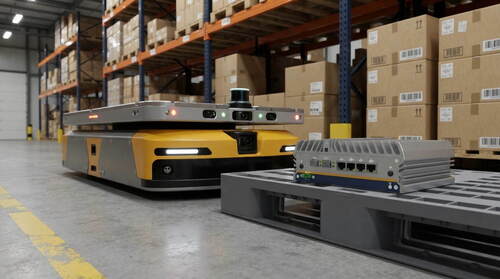 Nieuwste bedrijfsoplossingen over Improving AGV Robot Performance with High-Bandwidth Industrial Box PCs