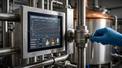 Nieuwste bedrijfsoplossingen over Stainless Steel Panel PCs: A Brewing Industry Computing Solution