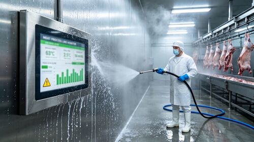 Nieuwste bedrijfsoplossingen over 316 Stainless Steel All-in-One PC: The Hygienic Choice for Meat Processing