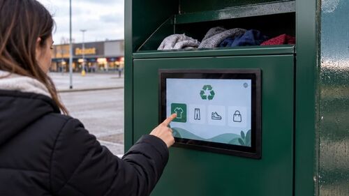 Nieuwste bedrijfsoplossingen over Anti-Vandal Capacitive Touchscreen Solutions for Smart Clothes Recycling Bins