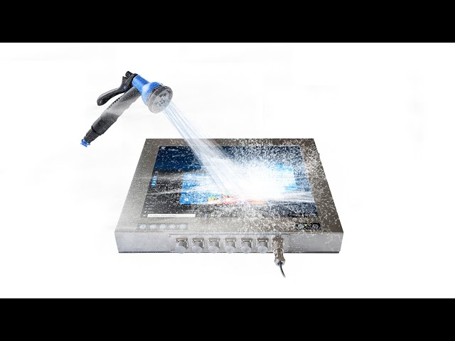 IP67 Panel PC / Panel Mount PC 10.4 Inch Intel® Core I3-4010u CPU And 1000 Nits