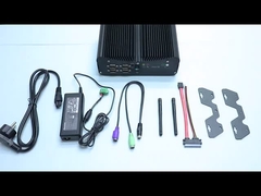 PCIe Fanless Industrial Mini PC Intel I5 I7 GPIO LPT 6 COM 2 LANS 8 USB Box