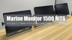 Marine LCD Monitor 1500 NITS IP67 waterdicht met touchscreen