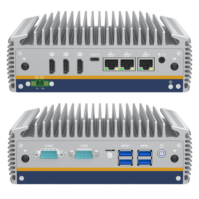 Goede prijs Industrial Embedded PC 12V DC Fanless Mini Box X86 Intel 14th Core Ultra i5/i7 Processor Windows 11 Linux OS online