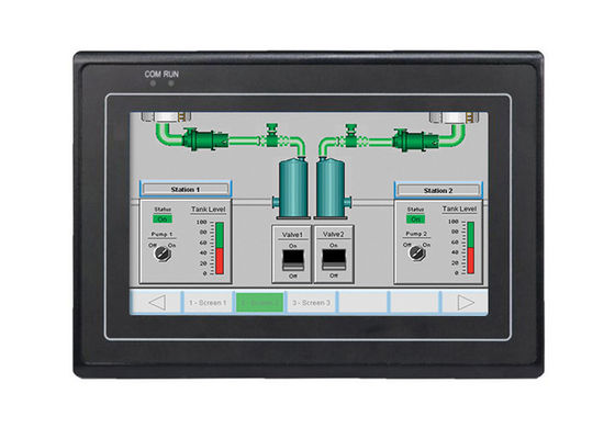 Goede prijs 7“ het Comité van de Huivering400cd/m2 HMI Vertoning 400nits 512MB Plc van de Geheugen256mb Flits Delta online