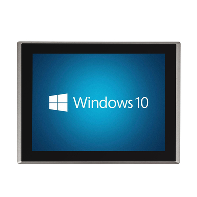Industriële Winst 10 Ingebedde Aanrakingscomité PC 15 de Legering van het Duim300cd/m2 Aluminium Shell
