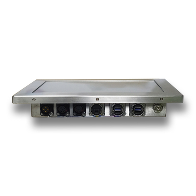 Intel Celeron J4125 roestvrijstalen pc met USB/HDMI/VGA-interface