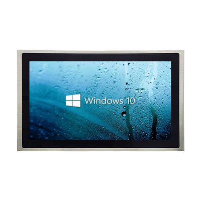 Industriële roestvrijstalen panelen PC vol IP67 waterdicht 1000 Nits 2×IP67 USB