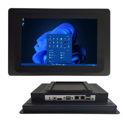 Aluminium Touch Panel PC Windows Embedded met 350 Nits Helderheid