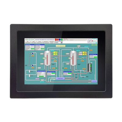 Goede prijs Industriële LCD-inbedded touch panel pc met 4 GB geheugen / Gigabit Ethernet online
