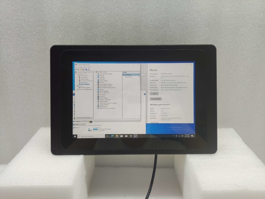 Goede prijs CE FCC RoHS Embedded Panel PC met IP65 waterdicht Gigabit Ethernet DC 12V stroomvoorziening online
