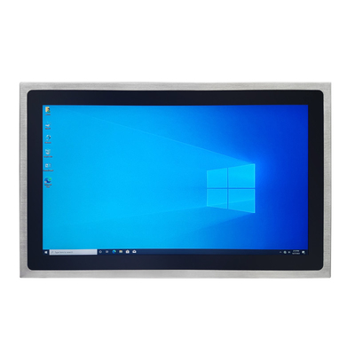 Roestvrijstalen pc met 128 GB SSD-opslag DC 9V - 36V werkspanning EETI 80 Touch Controller IC CE /