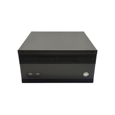 Goede prijs 3.6kg Intel Core i5 7360U Industrial Desktop Mini PC met GT1030 GPU 8G RAM en 128GB SSD online