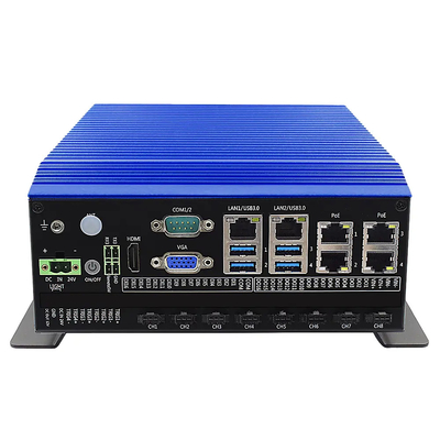 Goede prijs Visuele inspectie Industrial Mini PC met Intel Core i7-8700 CPU en 2* Intel I225 Network online