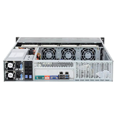 100-240 V AC IN 2u Rack NAS Server met 16 DDR4 Slots 4 PCI-E3.0X16 Slots 2 PCI-E3.0X8 Slots 12 3.5 SATA Bays