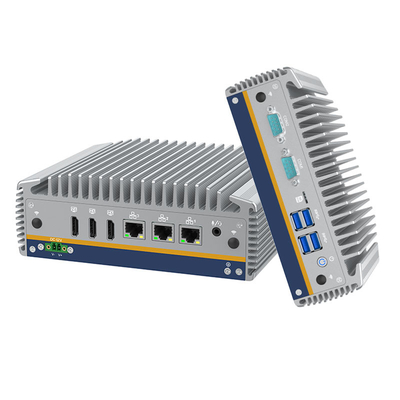 Goede prijs Max. 32 GB geheugen Industrial Mini PC met 3 * HDMI-displaypoort en 1 * audio achterinvoer/uitvoer online