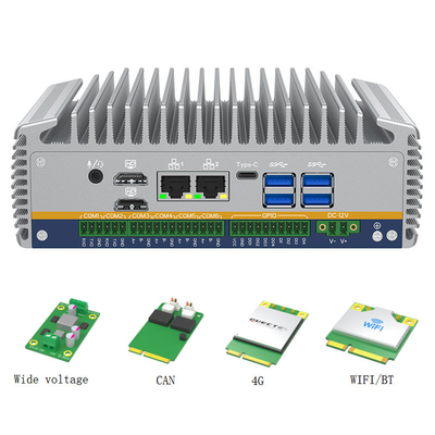 Goede prijs Core i5-1235U M.2 2280 SSD Industrial Mini PC met aluminium behuizing en 1 * Intel I226-LM Network online