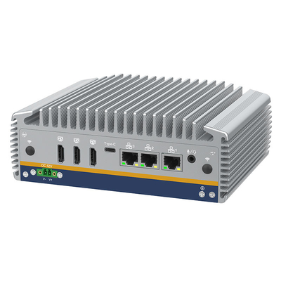 Goede prijs High Performance Fanless Embedded Industrial Mini PC DDR5 M.2 2280 3*Intel i226-V, ondersteunt quad display online