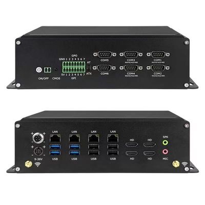 Kleine industriële mini-pc met GPU 14 GPIO 7 Input en 7 Output