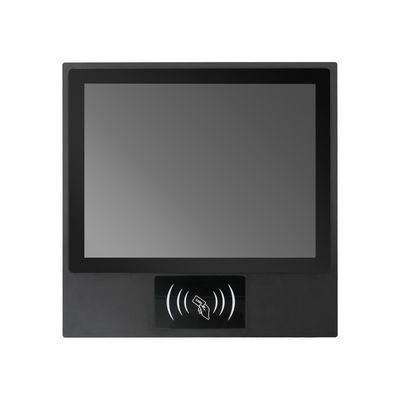 Goede prijs 15 inch capacitieve touch panel PC Celeron J4125 4G DDR4 128G SSD met RFID voor aanwezigheid systeem online