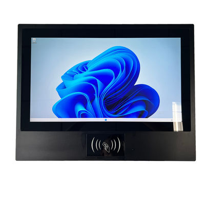Goede prijs 21,5 inch ingebouwde industriële computer Windows 11 OS I5-10210U 8GB DDR4 128G SSD capacitief touchscreen met RFID online