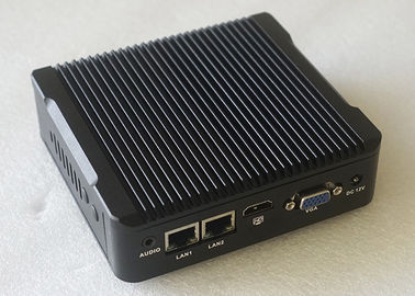 Van de Computersbarebone van de aluminiumlegering het Industriële Minipc Ingebedde Systeem AC 100 - 240V
