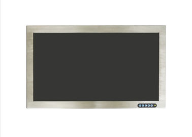 21,5-inch roestvrij staal Monitor Ondersteuning Media Player Afstandsbediening 1920 * 1080 Resolutie