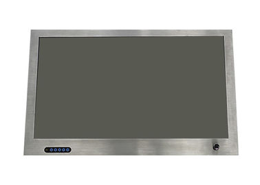 Goede prijs 24 duim Industrieel Lcd het Roestvrije staalgeval van Monitormainboard met de Terminal van 12V Phoenix online