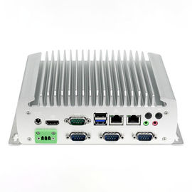 Fanless embedded computer J1900 industrial mini pc with 6xCOM