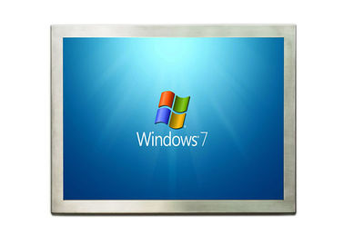 17 inch roestvrij staal pc touch met handschoen / 4 mm gehard glas