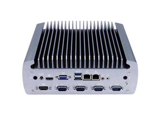 Goede prijs 20W de dubbele Desktop Mini Pc Intel Core i7 8700T van HDMI VGA Fanless online