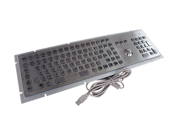 Goede prijs Het Numerieke toetsenblok van het de Sleutelsip65 Roestvrije staal van PS2 107 met Trackball online