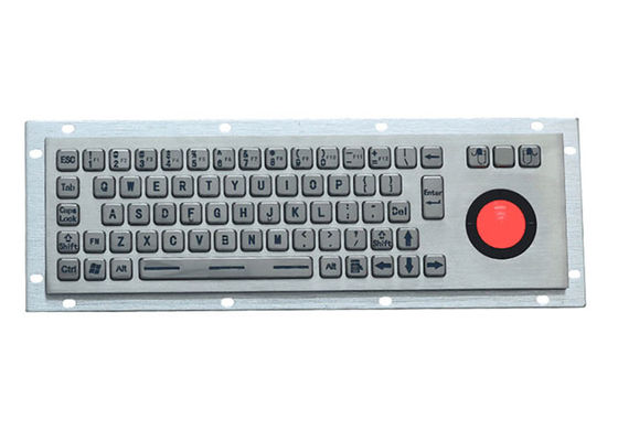 Goede prijs Roestvrije staal 68keys van het het LEIDENE Backlit Industriële Metaaltoetsenbord van 5VDC PS2 online