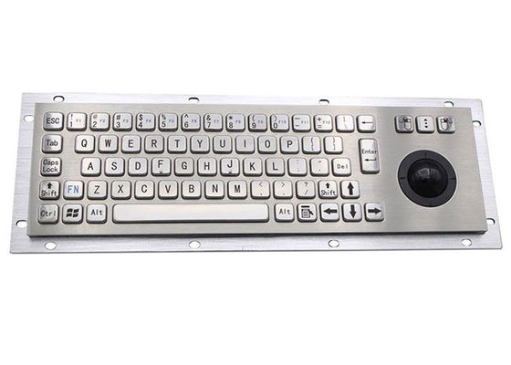 Goede prijs 40counts/Mm IP65 SS304 Industrieel Metaaltoetsenbord met Trackball online