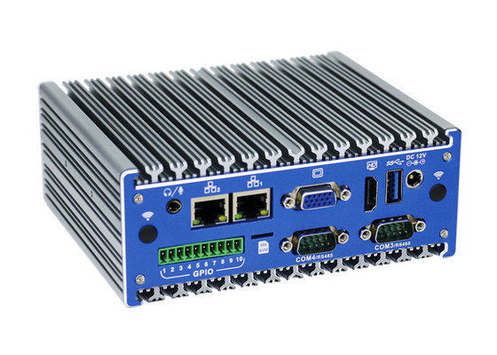FCC HDD AMI EFI Desktop Mini Pc 128GB SSD 15W Dubbel Lan Industrial Computer