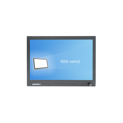 Goede prijs LCD van de lichtsensor Schemerigere Hoge Helderheid Monitor IP65 met 2mm Aangemaakt Glas online
