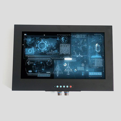 SS304 militaire LCD vertoningsip67 Waterdichte 21.5INCH Industriële LCD Comité Monitor