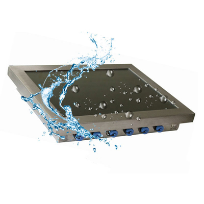 Goede prijs Industriële Comité PC Intel I3-3217U RAM 8G 256G SSD IP65 maakt 24 Duim Weerstand biedend waterdicht online