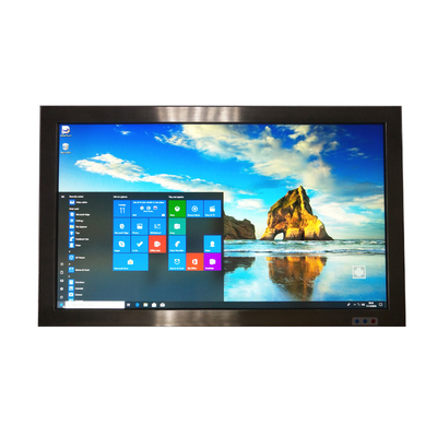 IP65 waterdicht Roestvrij staal allen in Één Duim Intel Celeron J1900 4 X USB van PC 21.5